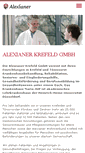 Mobile Screenshot of alexianer-krefeld.de